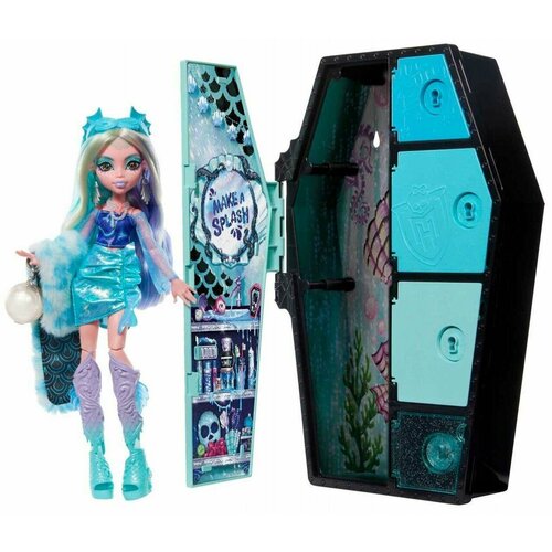 кукла monster high skulltimate secrets frankie stein монстр хай скультимейт сикретс френки штейн Кукла Монстр Хай Лагуна Блю - Skulltimate Secrets (2 серия) HNF77