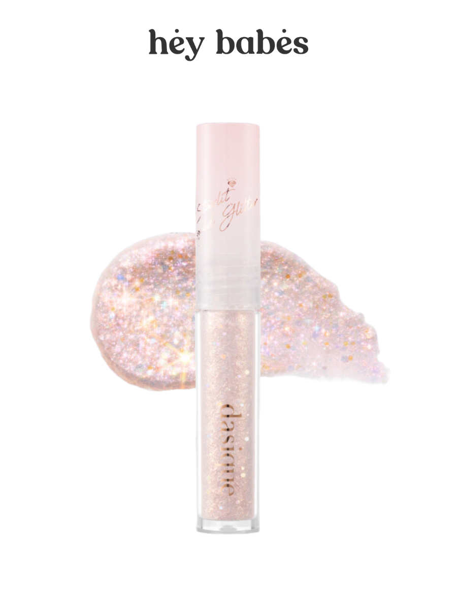 Жидкий глиттер для век в оттенке розового кварца Dasique Starlit Jewel Liquid Glitter #04 Rose Quartz