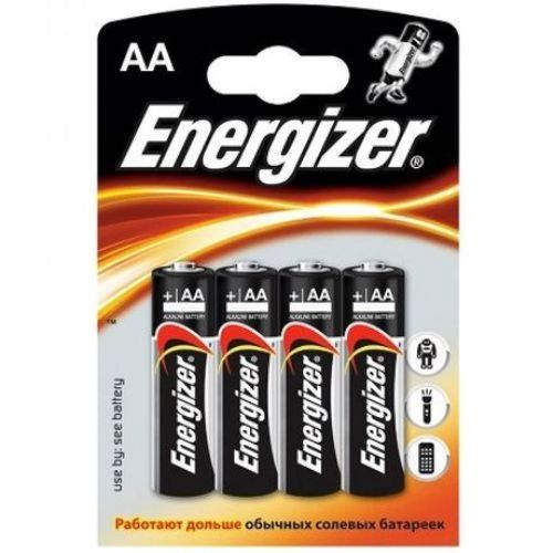 Батарейка AA щелочная Energizer LR06-4BL MAX в блистере 4 шт.