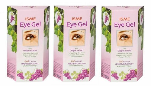 ISME Гель для кожи вокруг глаз с экстрактом виноградных косточек, 10 г - 3 штуки