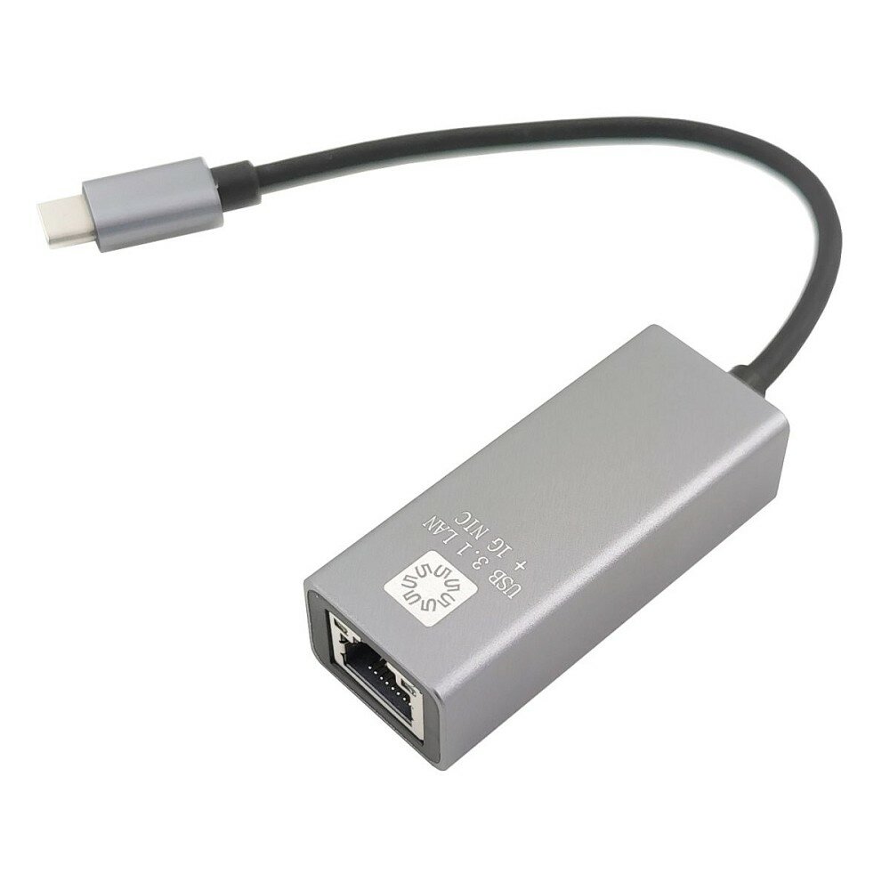 5bites кабели Кабель-адаптер UA3C-45-14BK USB3.1 RJ45 1G AL GREY