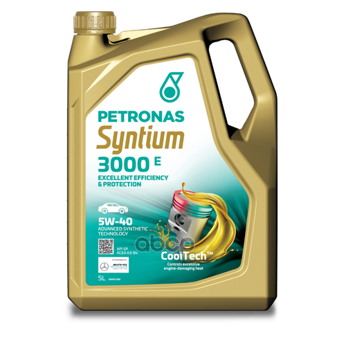 PETRONAS Масло Моторное Petronas Syntium 3000 E 5W-40 5L