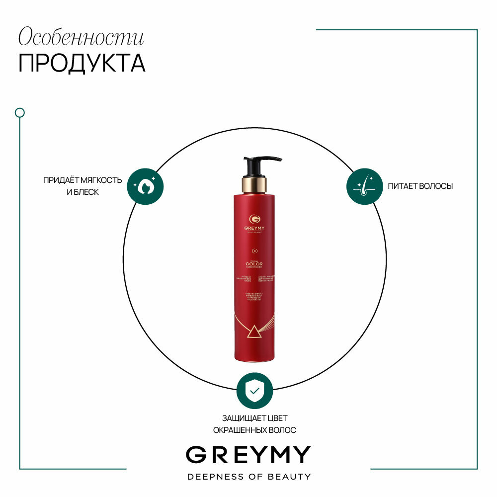 Greymy professional Кондиционер для окрашенных волос, 250 мл (Greymy professional, ) - фото №8