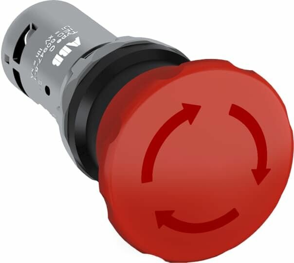 фото Кнопка аварийной остановки CE4T-10R-11 с фикс. ABB 1SFA619550R1071