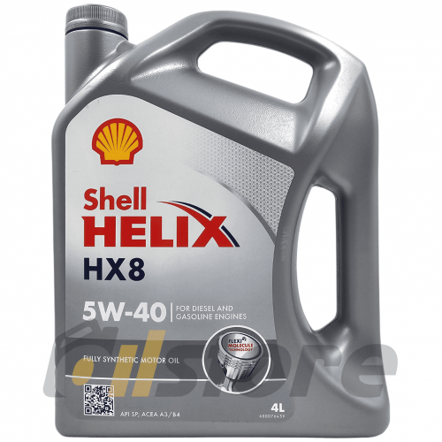 Моторное масло SHELL Helix HX8 Synthetic 5W-40 SP, 4л