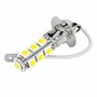 Лампа автомобильная, светодиодная H3 12V 13 SMD диодов 1-контактная белая, ближний, дальний свет, противотуманные SKYWAY