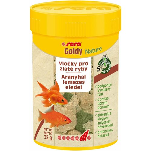 Sera Goldy Nature корм для Золотых рыб в хлопьях 1000мл
