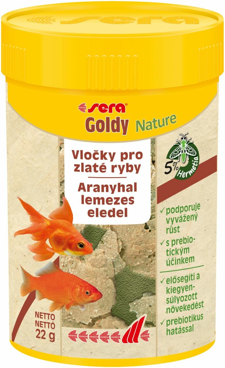 Sera Goldy Nature корм для Золотых рыб в хлопьях 1000мл