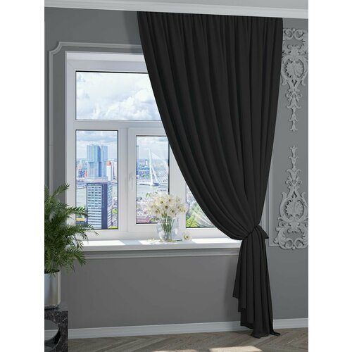 Шторы портьеры канвас с подхватом 400х270