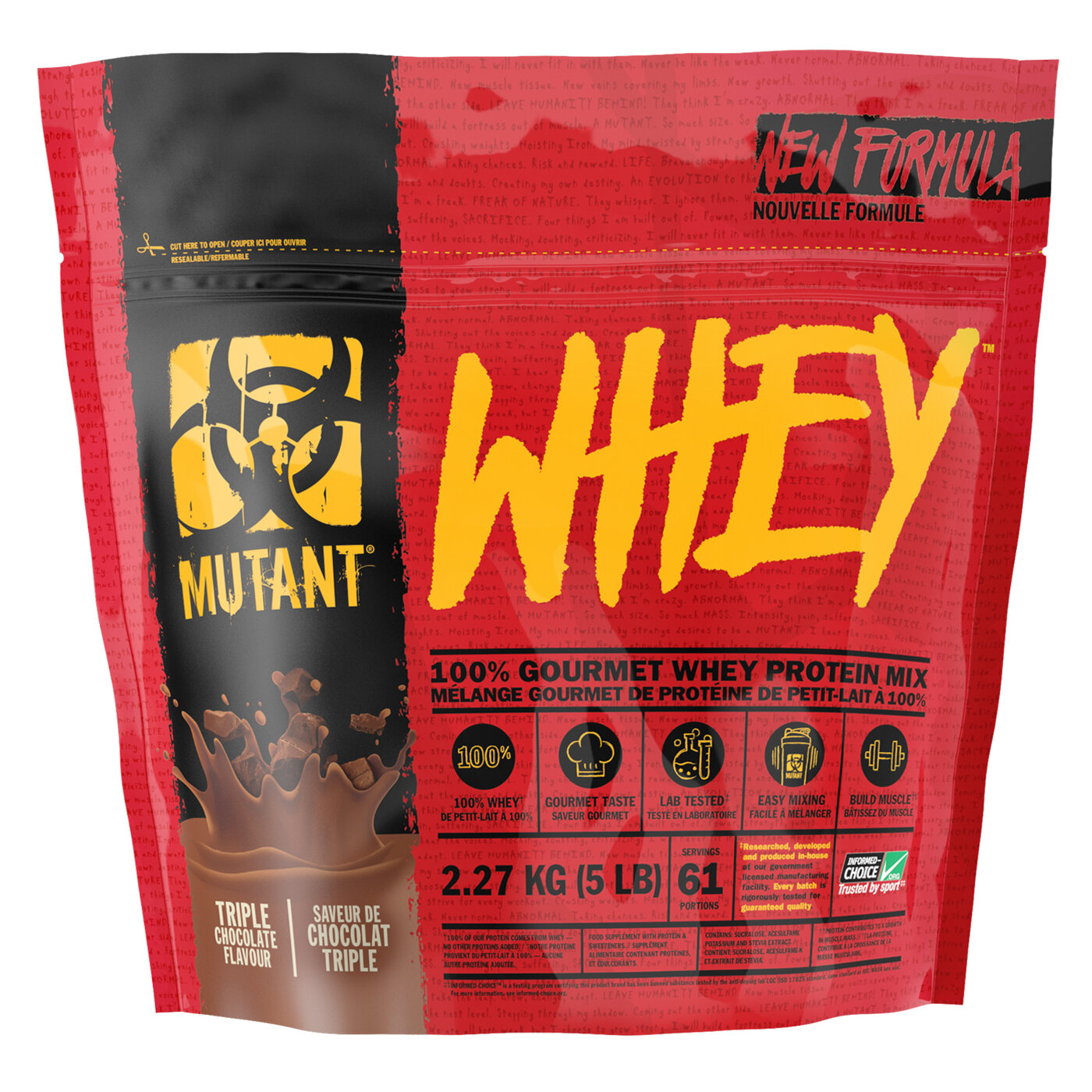 Mutant Whey 5lb (Triple Chocolate)