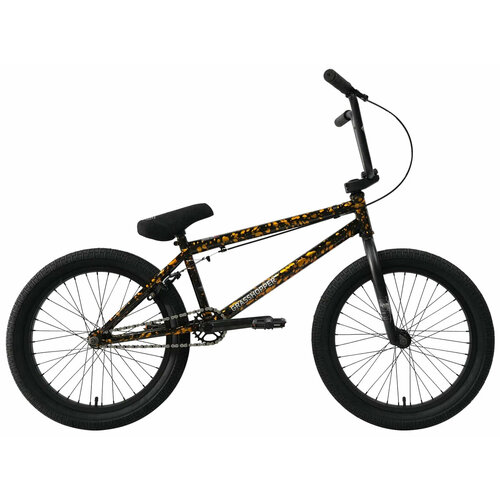 Велосипед BMX TECH TEAM GRASSHOPPER 20'х20,4' оранжево-черный 2024 NN012697 NN012697
