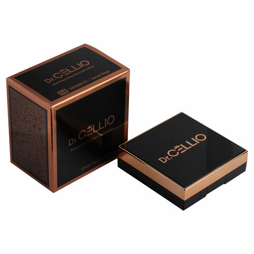 Кушон для лица осветляющий с муцином улитки DrCellio Whitening Lifting Black Snail Cushion 23 1921₽