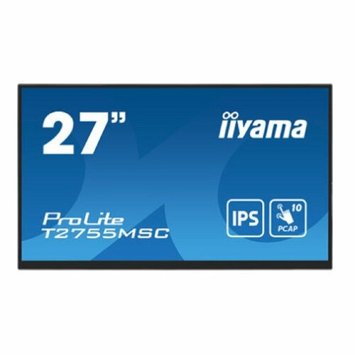 LCD Iiyama 27 T2755MSC-B1 IPS Touch 1920x1080 60Hz 5ms 400cd HDMI DisplayPort USB MM 4141500₽