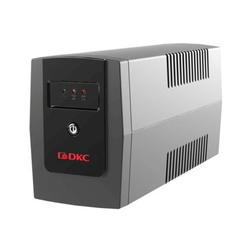 интерактивный ибп энергия ибп 600 черный 360 вт Линейно-интерактивный ИБП ДКС серии Info, 600 ВА/360 Вт, 1/1