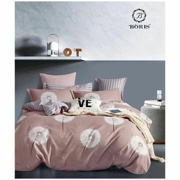 Boris Комплект постельного белья 2-х спальный, наволочки 70х70 см, Сатин/ Постельное белье/КПБ