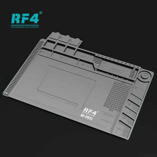 Теплоизоляционный паяльный коврик RF4 ESD цвет (gray)