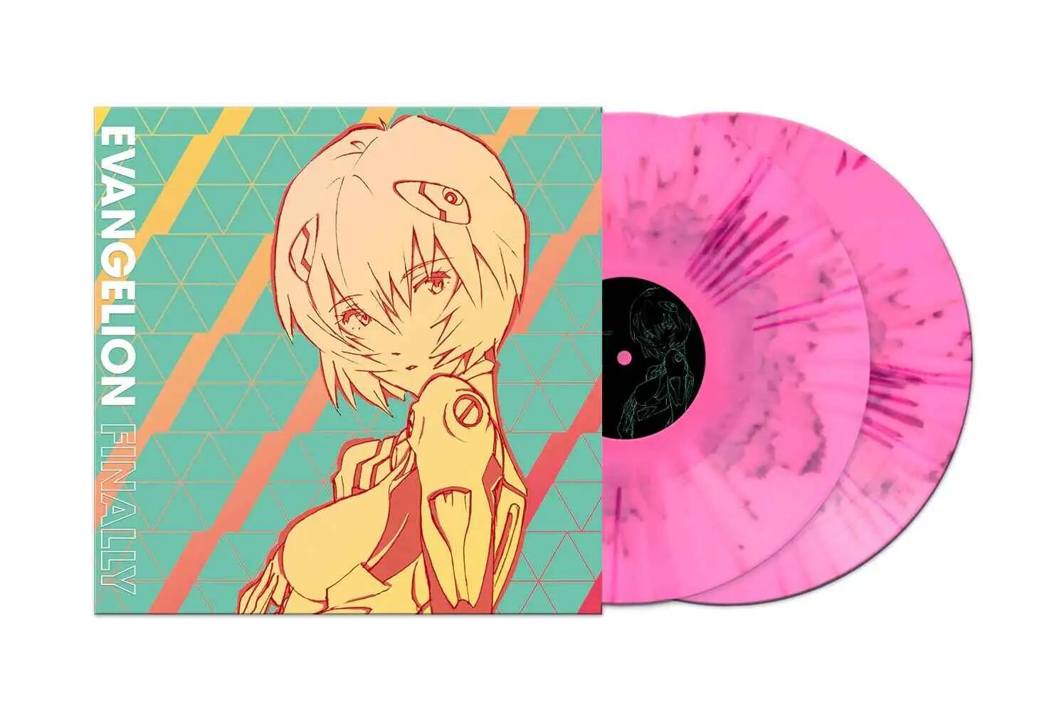 VARIOUS - EVANGELION FINALLY (2LP pink splatter) виниловая пластинка