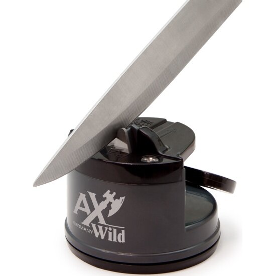 Ножеточка однозонная с вакуумным креплением к столу Axwild 1809486, графитовая