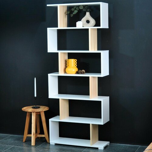 Стеллаж Марм белый бежевый 7 3828₽