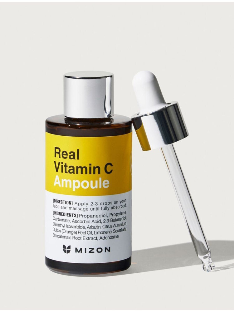 Сыворотка для лица MIZON с витамином С Real Vitamin C Ampoule - фото №15