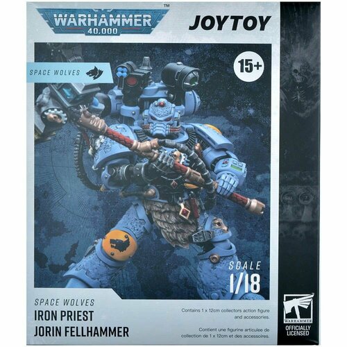 Фигурка JoyToy. Warhammer 40,000: Space Wolves Iron Priest Jorin Fellhammer joytoy action фигура joytoy space wolvesiron priest jorin fellhammer warhammer 40000