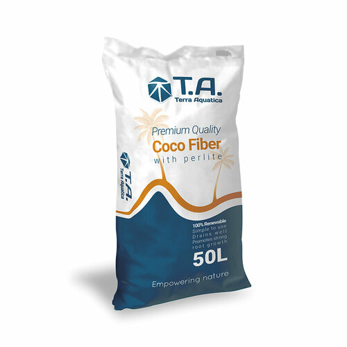 Кокосовый субстрат T.A. Coco Fiber with Perlite 50 л