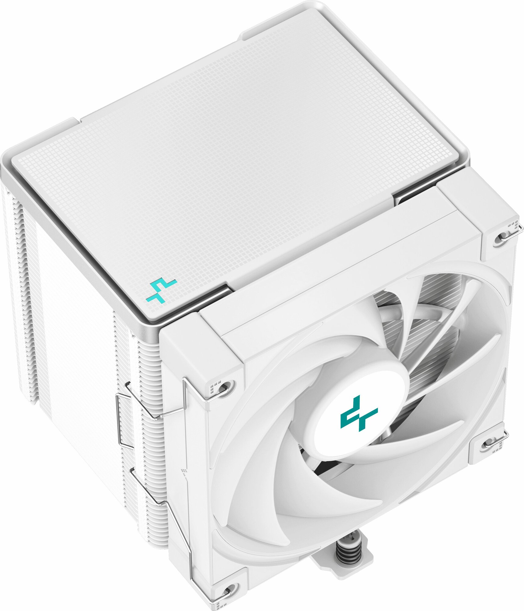 Кулер для процессора DEEPCOOL AK500 WH LGA20XX/1700/1200/115X/AM5/AM4 (9шт/кор, TDP 240W, PWM, Fan 120mm, 5 тепл. Трубок, Copper Base, белый) RET (AK500 WH) - фото №9