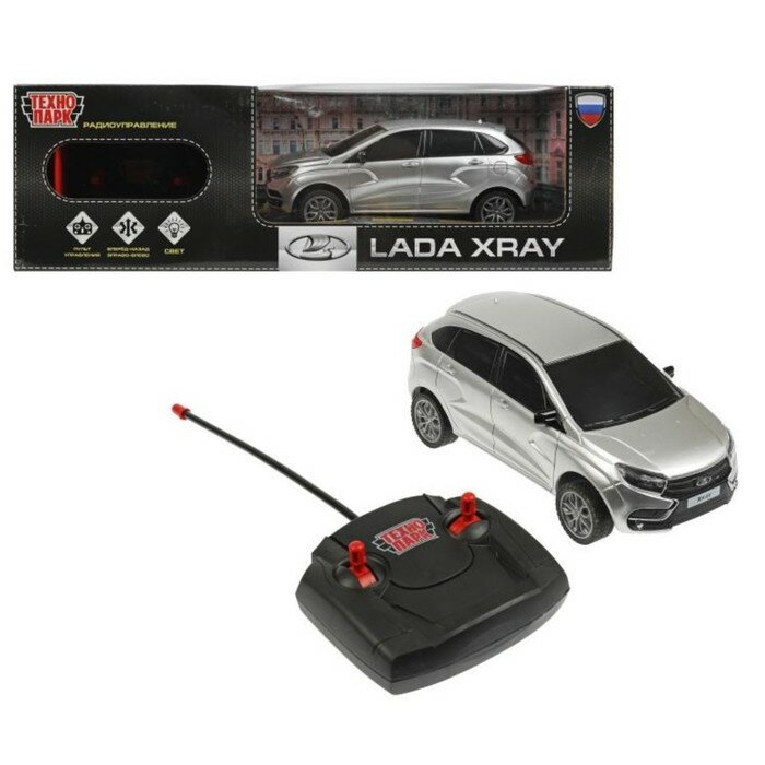 Машина р/у LADA XRAY 18 см свет серебрянная LADAXRAY-18L-GY