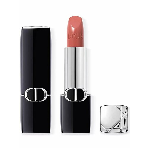 DIOR Помада для губ с сатиновым финишем Rouge Dior Satin Finish (100 Nude Look)