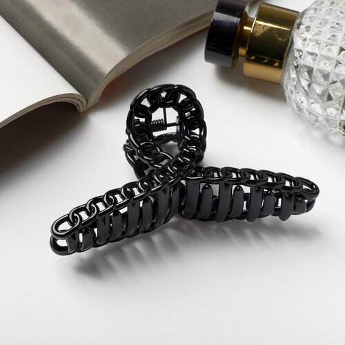 Краб для волос Изабель петля 10 см черный 756₽