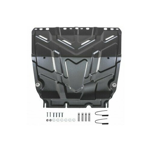 Защита картера + КПП, крепеж, AutoMax, Сталь, Ford Focus 2015-, V - все/Ford Focus 2005-2011, V - все/Ford Focus 2011-2015, V - все, (арт. AM.1850.1)