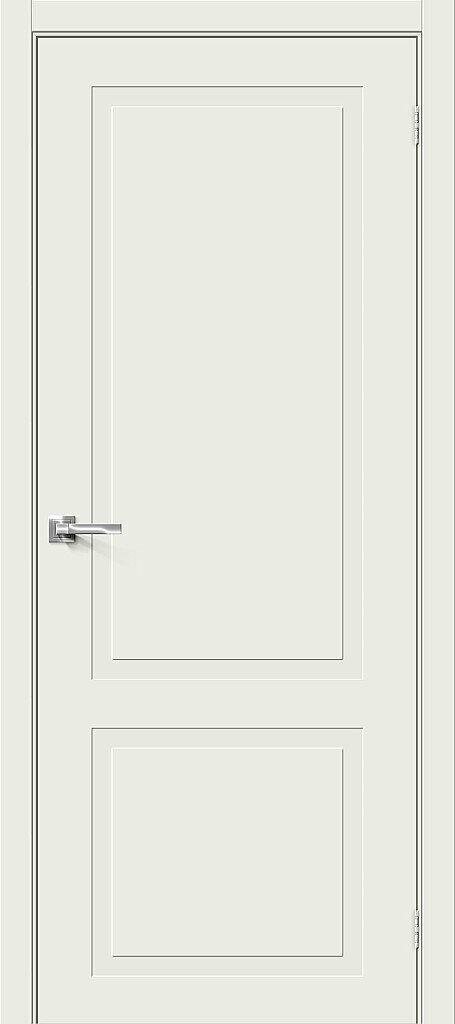 Дверь Граффити-12 Super White Браво, Bravo 200*60 + коробка и наличники
