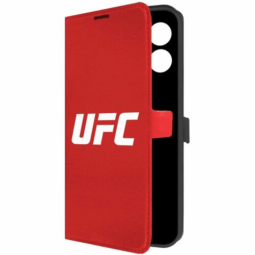 Чехол-книжка Krutoff Eco Book для Realme C33 UFC (красный)
