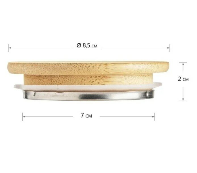 Бамбуковая крышка для чайника