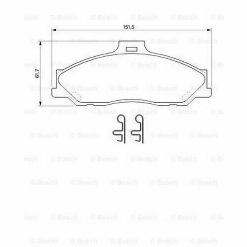 CD3119M MTP Group - передние тормозные колодки для MAZDA B и FORD RANGER 1020₽