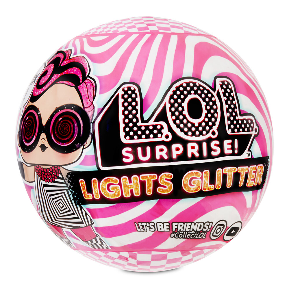 MGA Entertainment Кукла LOL Surprise Lights Glitter (светящиеся в темноте) Лол Сюрприз Глиттер 564836