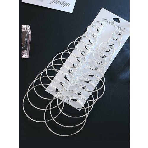 Серьги конго DRAKON IRG серебристый 354₽