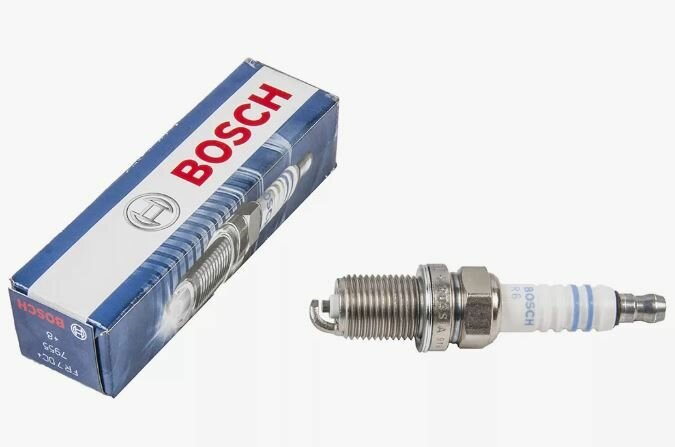 Свеча зажигания Bosch FR7DС+ (0.9), 1 шт, +8; 0242235666