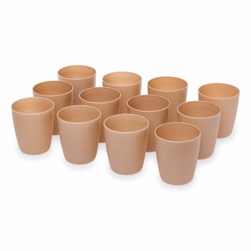 Стаканы пластиковые наборы из 12 шт объемом по 250мл многоразовые 365₽