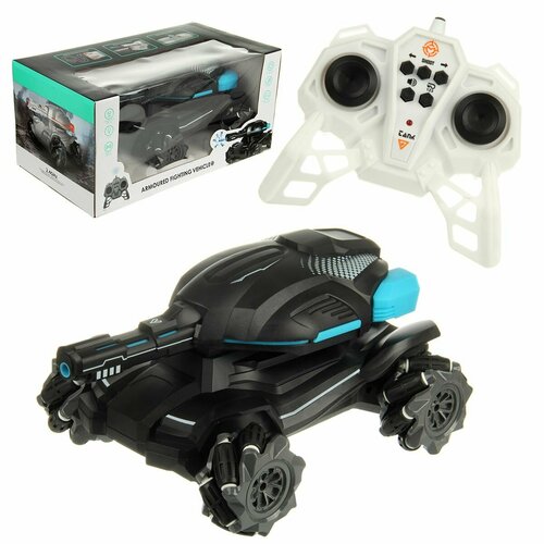 Машина на радиоуправлении, вращение 360, стреляет пульками, Veld Co