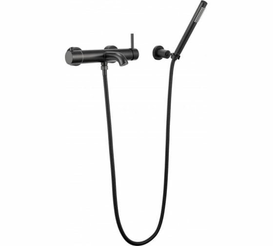 фото Гарнитур для душа MILACIO Ultra (MCU.350. MB) чёрный матовый