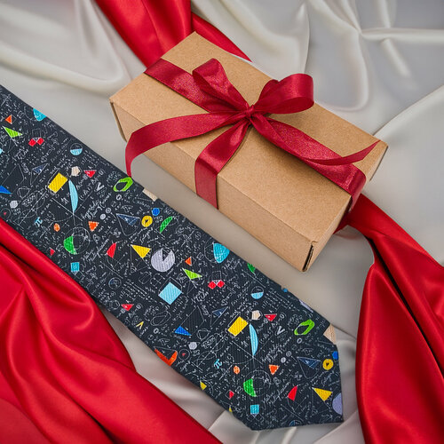 Галстук Рыбий Зонтик, синий