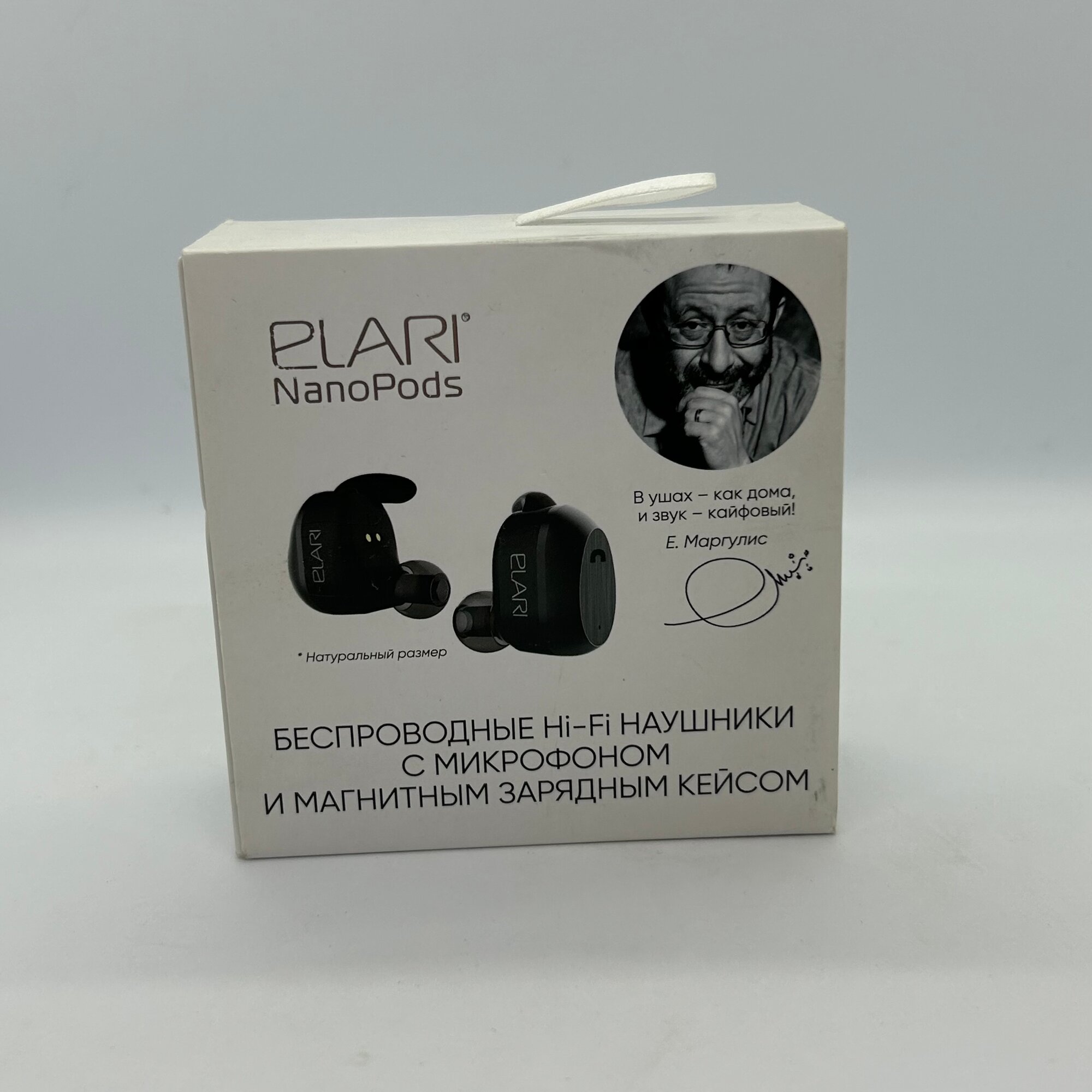 Наушники True Wireless Elari NanoPods Black (NPS-1)