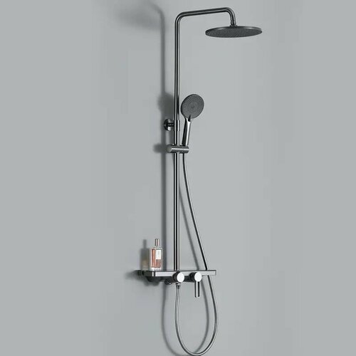Душевая система Royal Bath Accord RB83123Q цвет gunmetal графит 31725₽