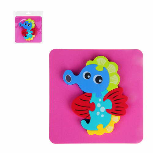 Игроленд Пазл для игры в ванной 14х14х2см EVA 2 штуки 496₽