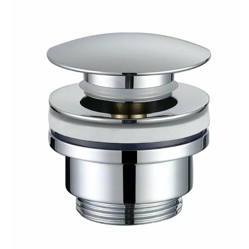 Hansen клапан донный с переливом без перелива универсальный хром 1290₽