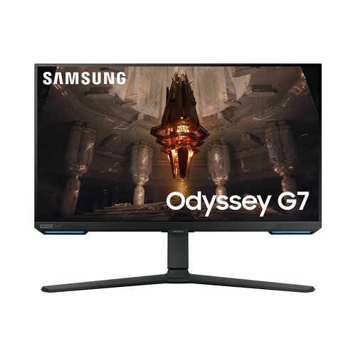 Монитор Samsung 28 Odyssey G7 S28BG700EI черный IPS LED 169 HDMI MM полуматовая HAS Piv 300cd 178гр178гр 3840x2160 144Hz FreeSync Premium Pro 6673400₽