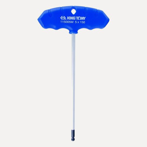 Изображение товара Шестигранник Т-образный 3 мм, 90,0 х 137,0 мм, с шаровым окончанием KING TONY 115003MR