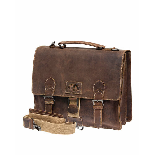 Портфель KLONDIKE коричневый 31609₽