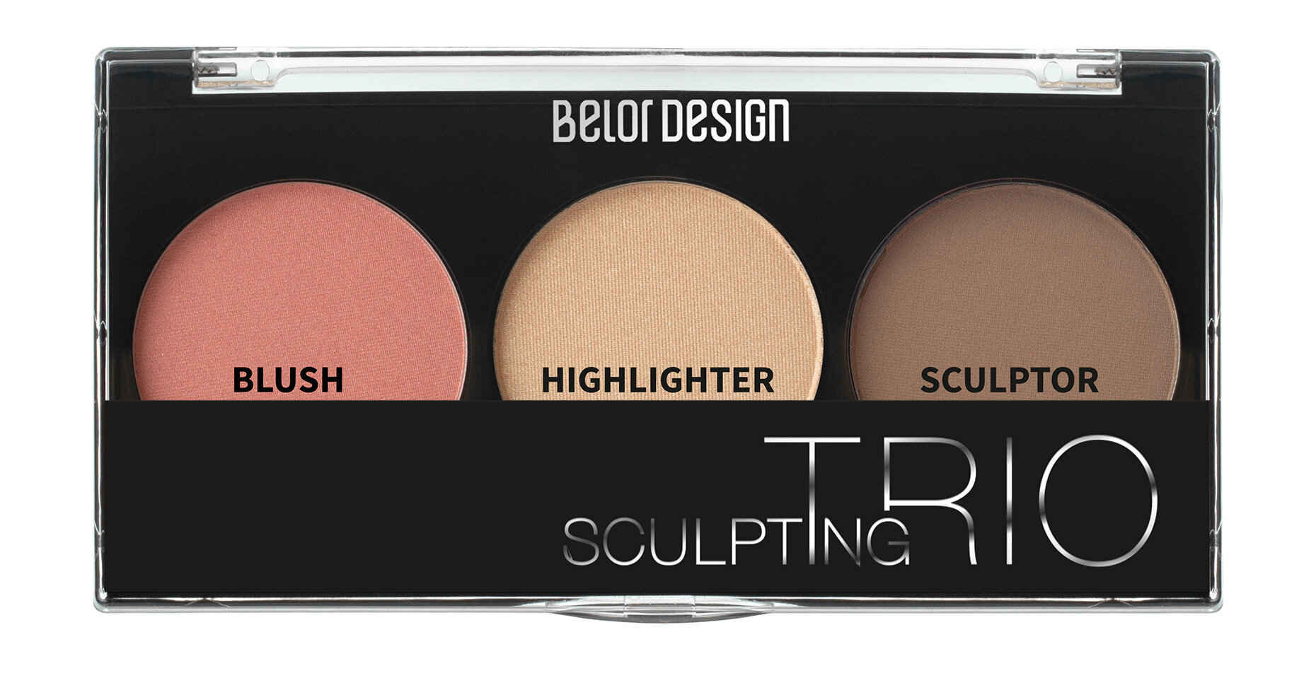 BELOR DESIGN Набор для скульптурирования лица SCULPTING TRIО 10,9 гр, 2, Холодный